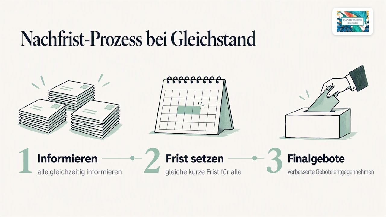 Für alle betroffenen Bieter gilt die gleiche Nachfrist