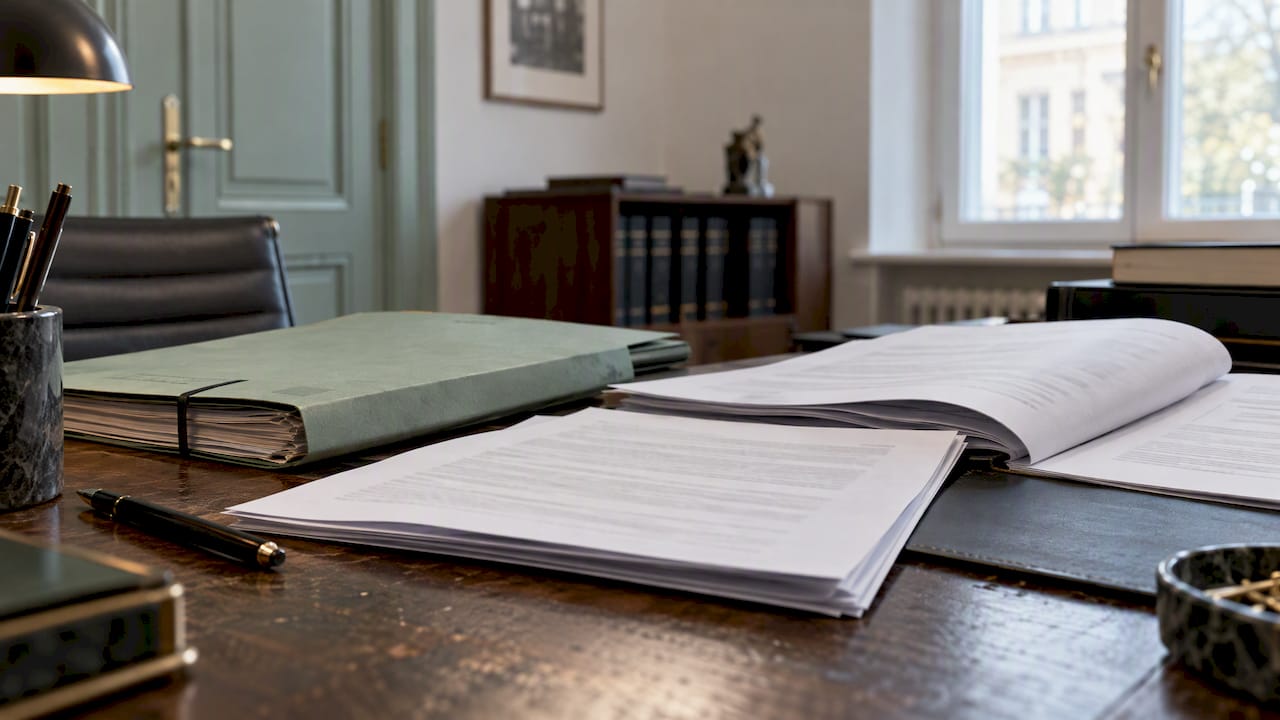 Grundschuldbestellungsurkunde zusammen mit einem Grundbuchauszug