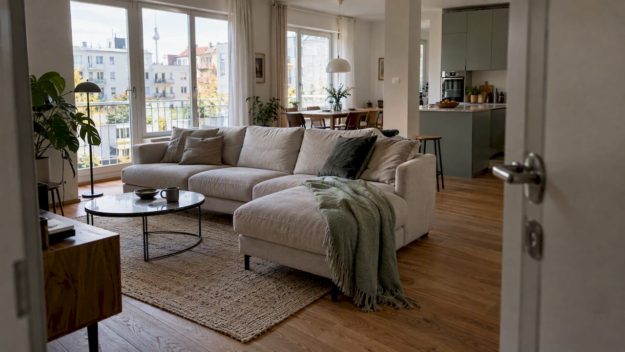 Möblierte Wohnung in Berlin vor dem Verkauf