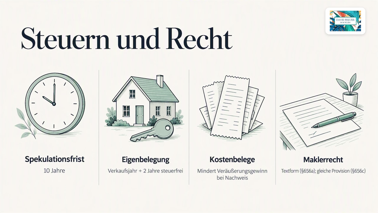 Steuern und Recht: Was beim möblierten Verkauf zu beachten ist — overview diagram